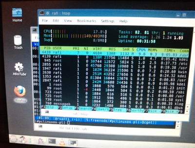 KDE$ na PCLOS- 149MB RAM